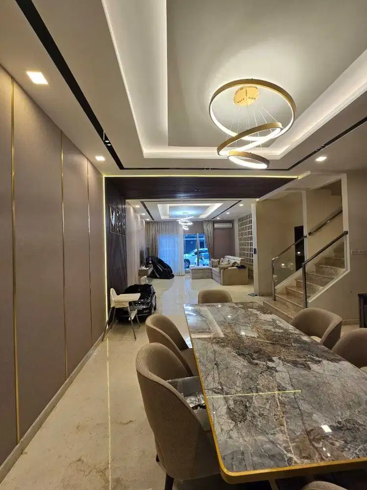 Jual Rumah Golf Island PIK Cluster Violin 8x20 Palm Full Furnished