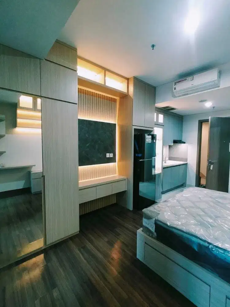 disewakan Studio furnished Apt. Puri Orchard lt tengah view pool
