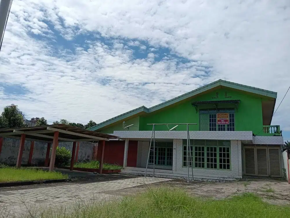 DIJUAL RUMAH TANAH LUAS JALAN MALAKA SUKABANGUN PALEMBANG