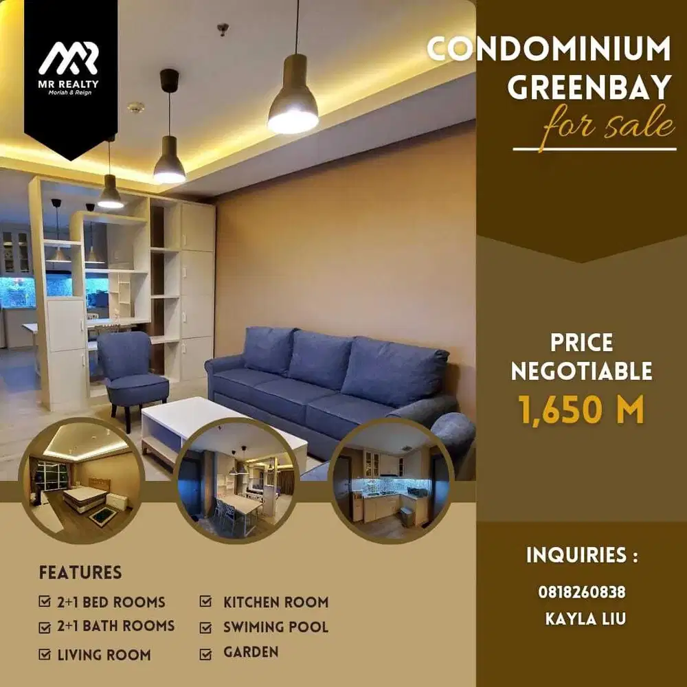 Condominium Semi Penthouse 2+1 BR Fully Furnish
