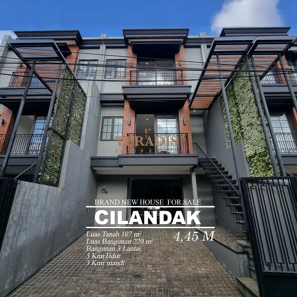 DIJUAL RUMAH BRAND NEW KAWASAN CILANDAK