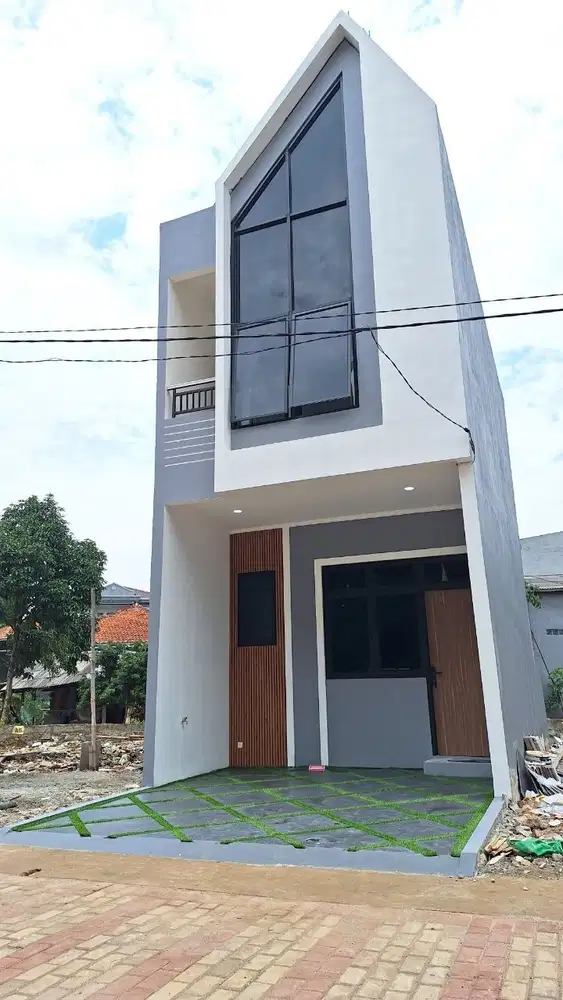 Rumah Ready 2 Lantai Scandinavia Depok Dekat Tol Juanda dan Jakarta
