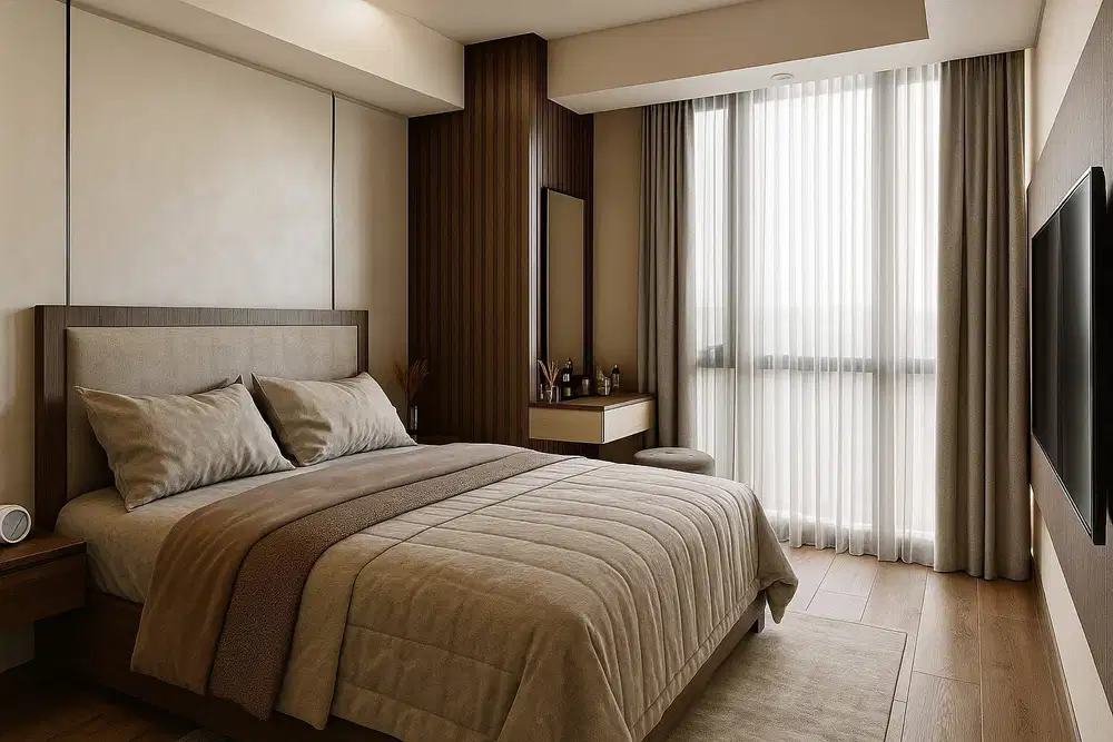 Apartemen Gold Coast Mewah 3BR 81m Full Furnished Tinggal Bawa Koper