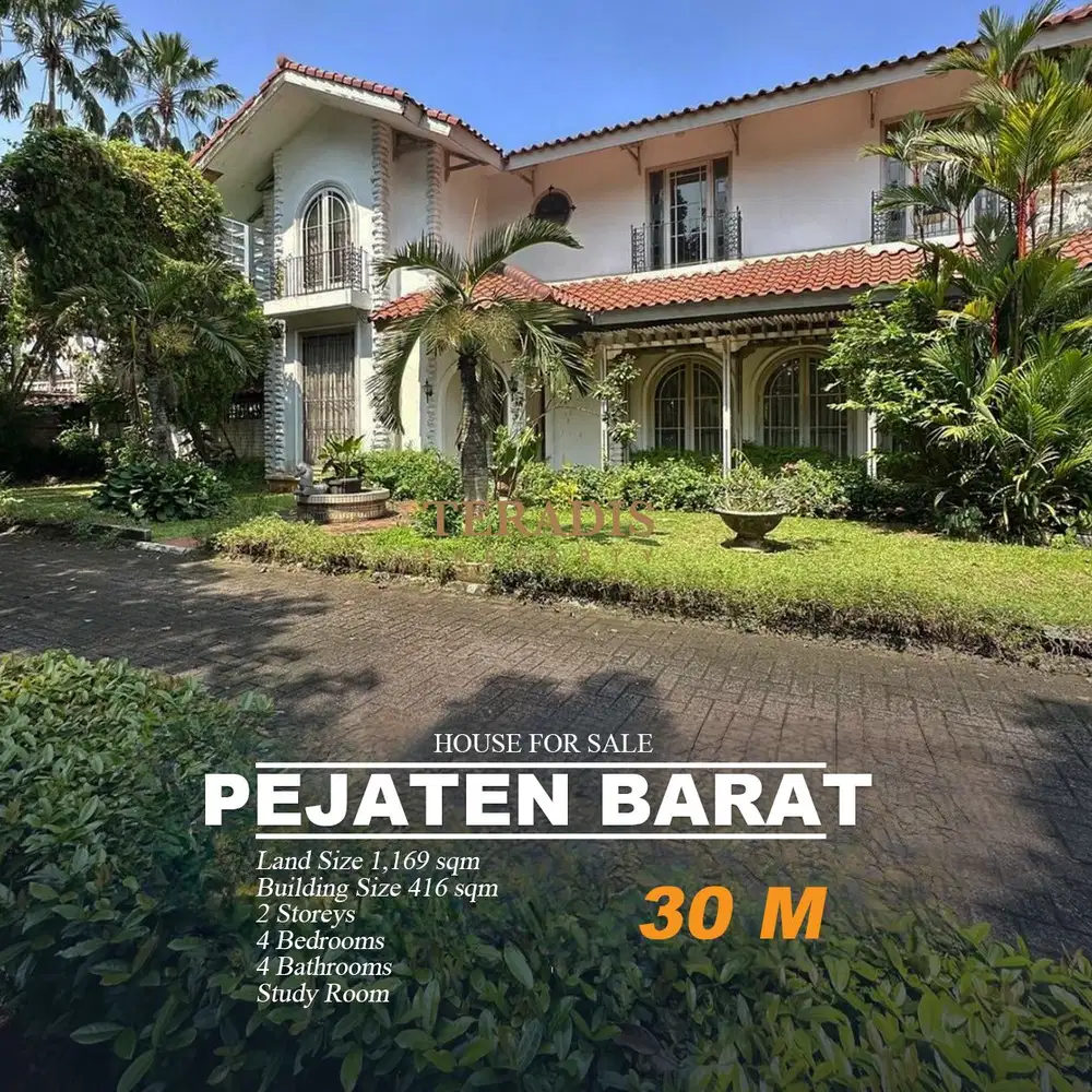 DIJUAL RUMAH DI KAWASAN PEJATEN BARAT PASAR MINGGU