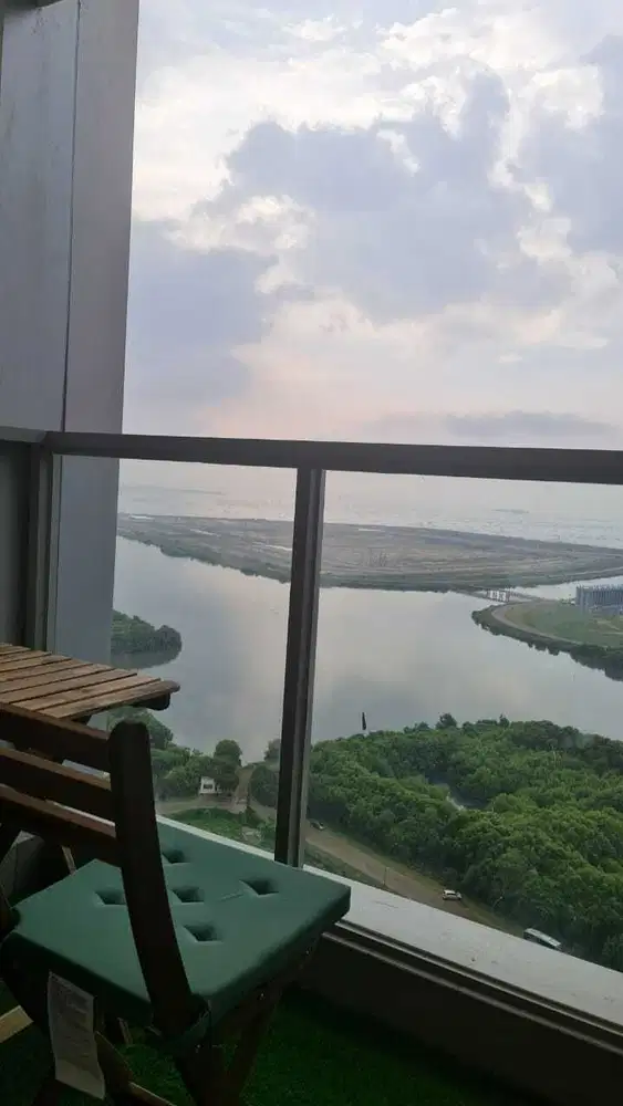 Dijual Cepat Apartemen PIK Gold Coast Studio 28m2 View Pool Furnish