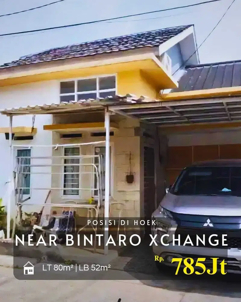 Dijual Rumah Siap Huni Murah Dalam Cluster Bukit Nusa Indah Tangsel