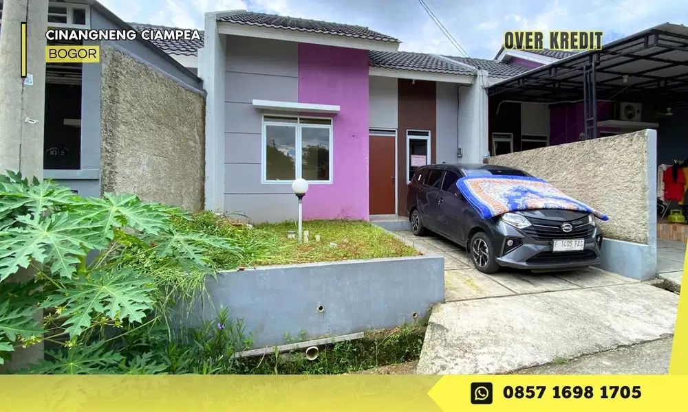 Rumah Take Over 43JT di Geriya Selaras Ciampea 7 Menit dari IPB Bogor