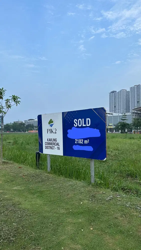 For Rent Kavling Komersial DIstrict PIK 2