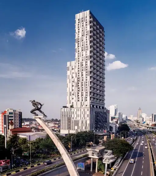 SEWA RUANG KANTOR GEDUNG SOHO PANCORAN JAKARTA SELATAN