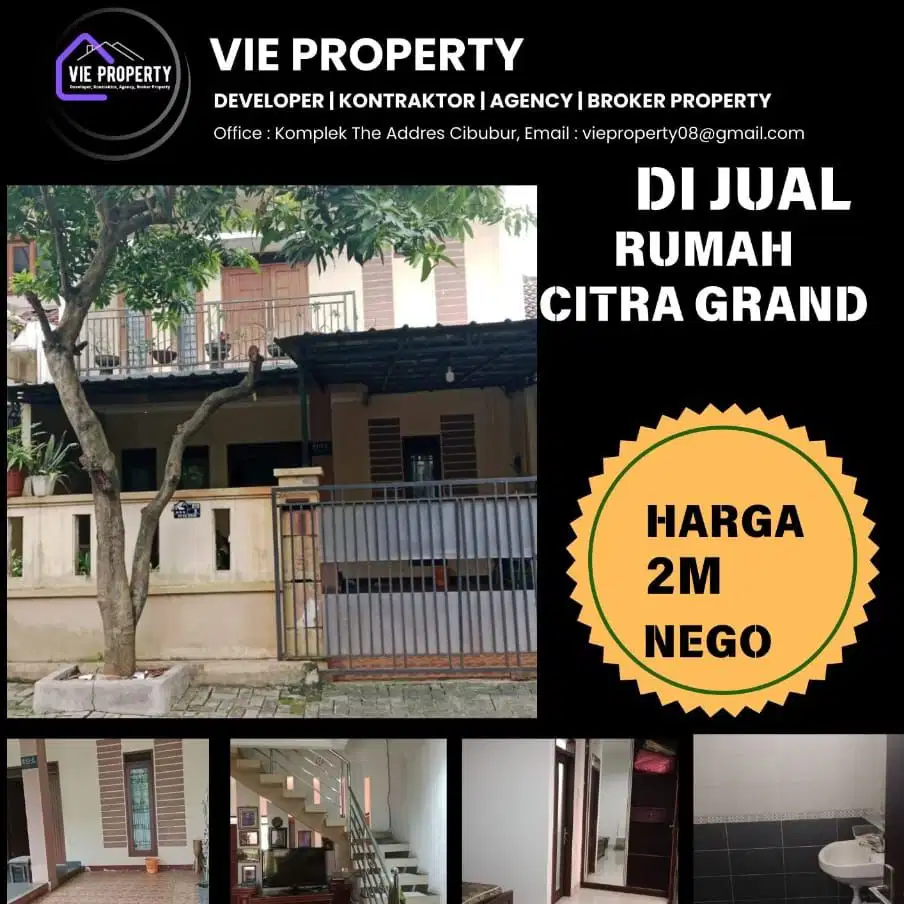 Rumah cantik siap huni Citra grand cibubur