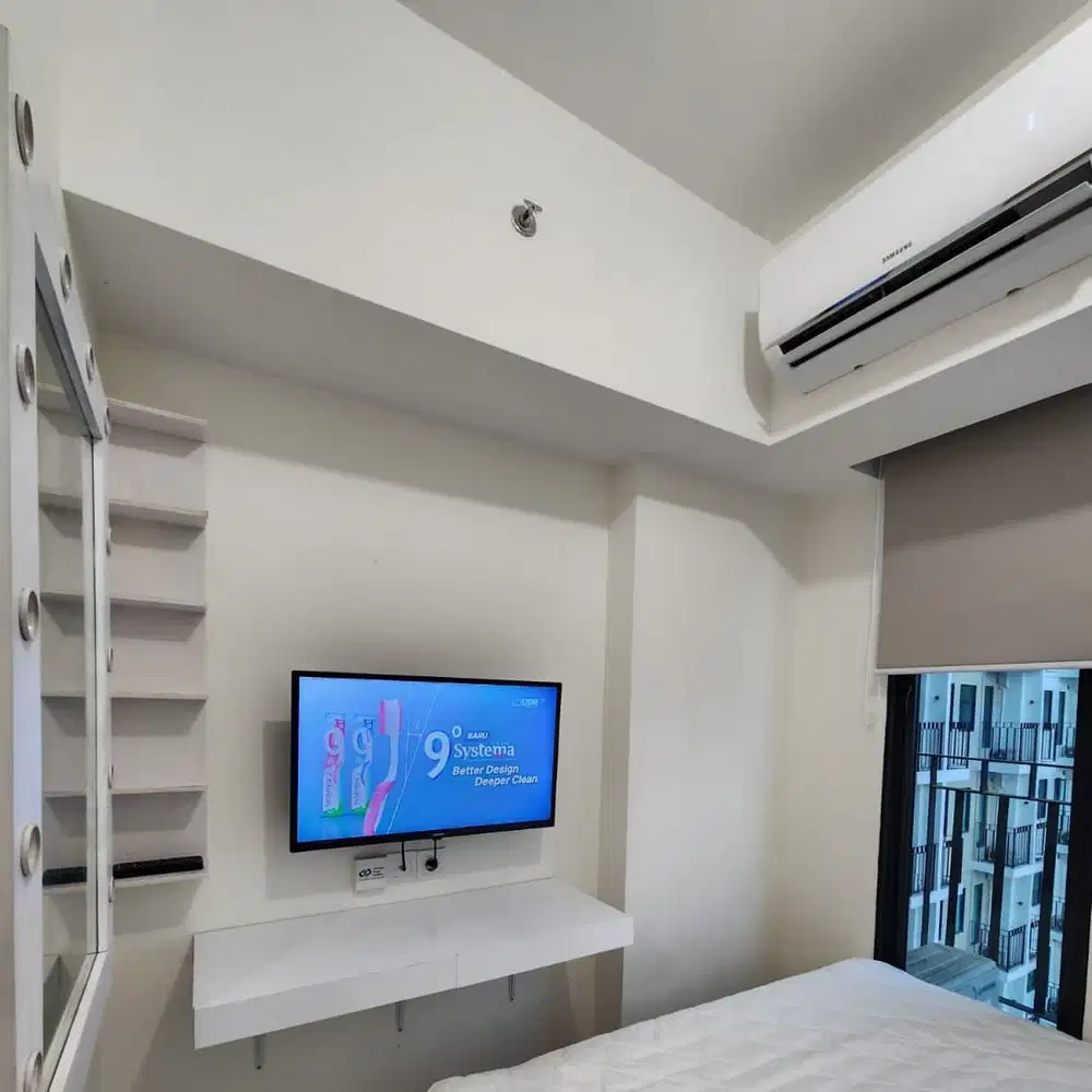 Disewakan apartemen osaka riverview pik2 studio furnish 14jt/thn