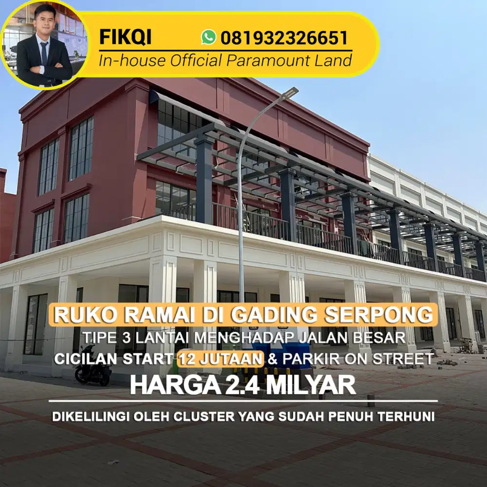 Madison Grande Ruko Gading Serpong Hanya 2Man