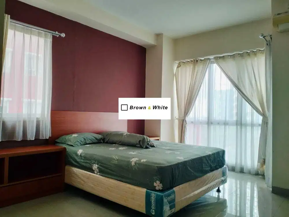 Apartemen Grand Taman Melati, Studio Huk, Furnished, Dijual Cepat, Dib