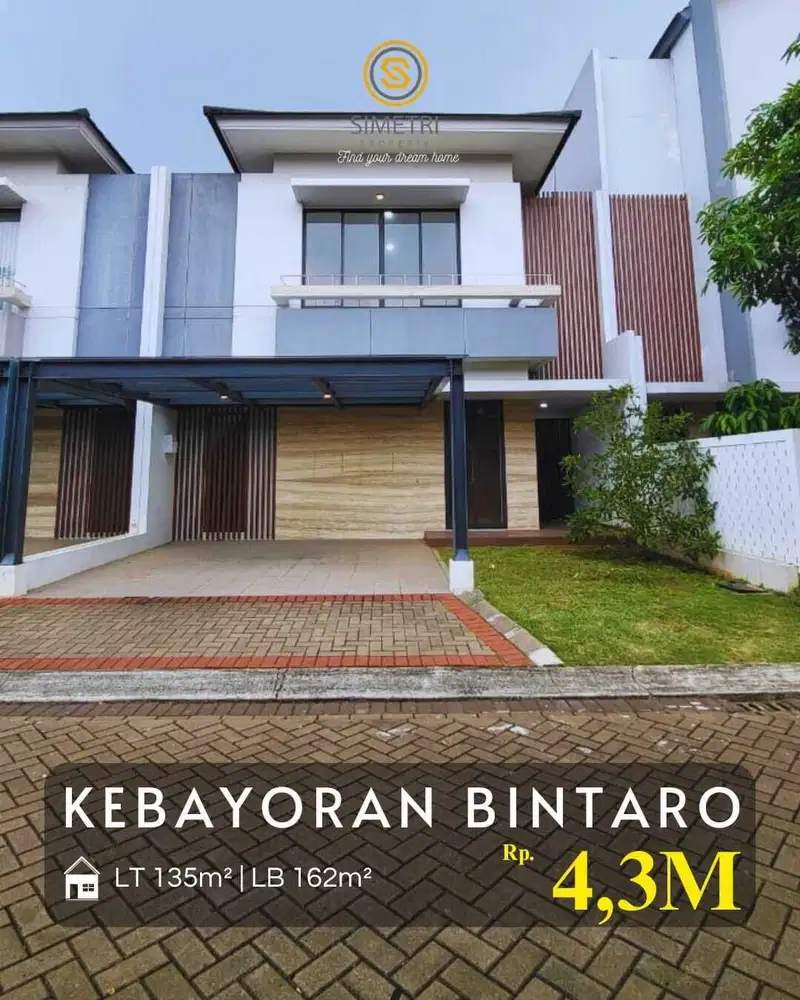Dijual Rugi Rumah di Area Premim Bintaro Jaya Sektor 7 Tangsel