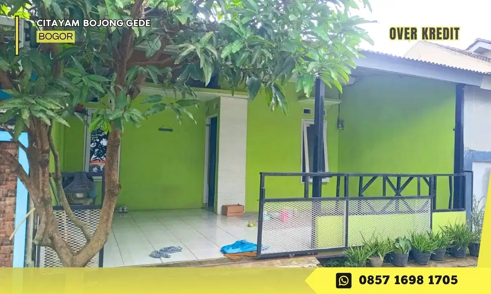 Rumah Take Over Cicilan 2,5 JT flat di Tugu Macan Citayam dkt Stasiun