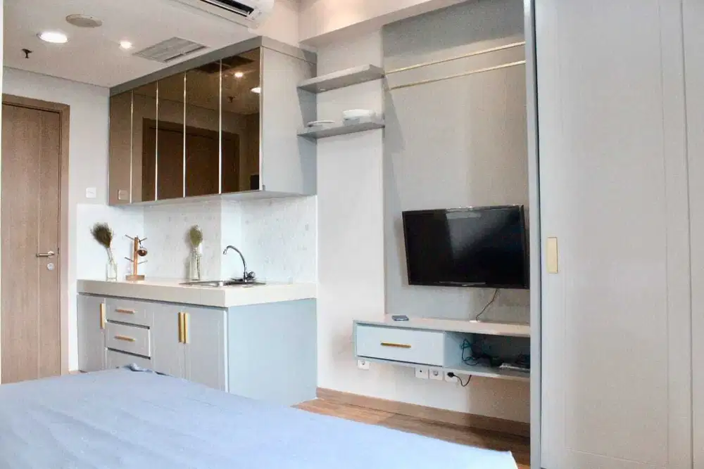 disewakan Studio furnished Apt. Puri Orchard lt tinggi view city