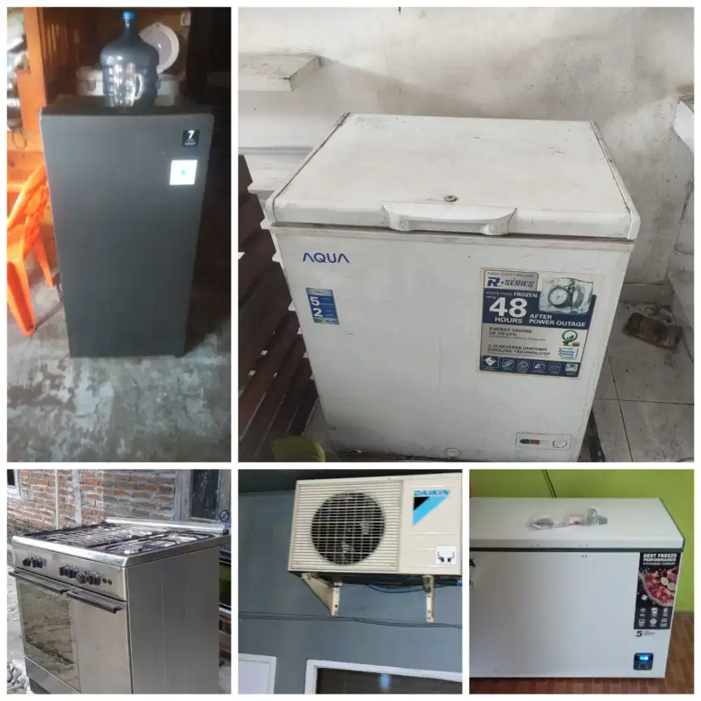 Kami bayar jual beli Elektronik bekas Kulkas, Freezer, Showcase dll