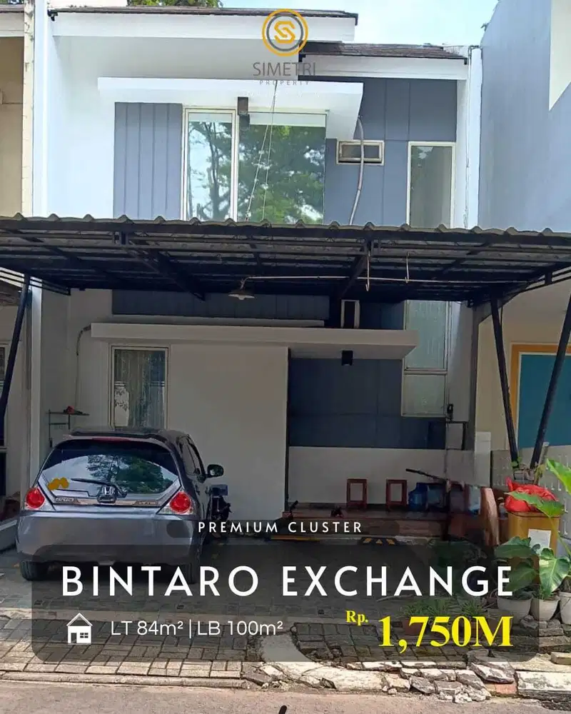 Dijual Rumah Dalam Cluster di Dekat Bintaro Xchange Tangerang Selatan