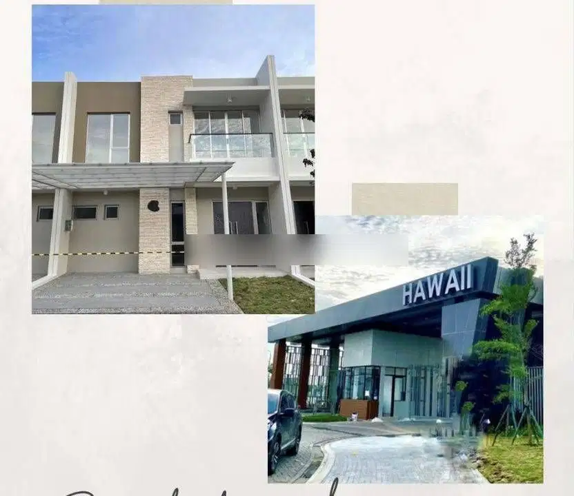 Dijual Disewakan Rumah Hawaii Paradise 1 2lt Pik2 Shm Unfurnished