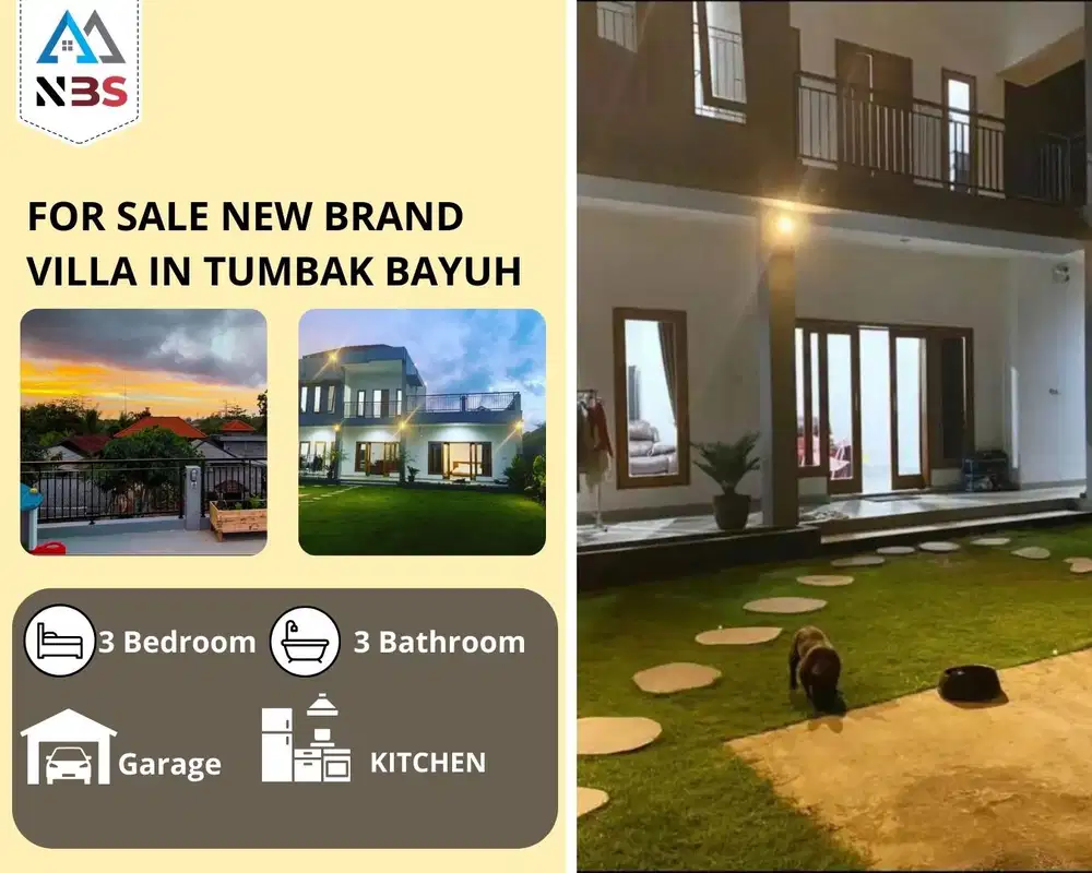 FOR SALE RUMAH SEMI VILLA