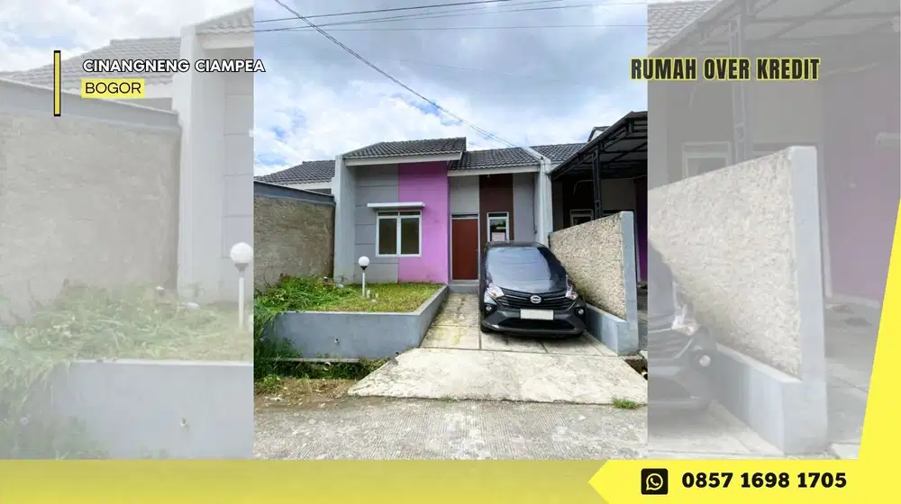 Rumah Over Kredit 40JT Geriya Selaras Ciampea Bogor dkt Kampus IPB