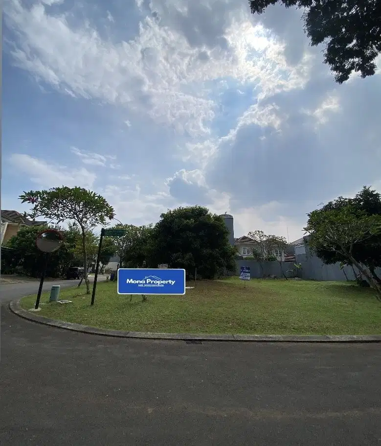 Jual Cepat Tanah Luas Posisi Hoek Depan Taman Kota Wisata Cibubur