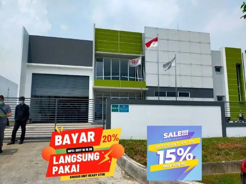 Espace Gudang Pabrik Kawasan Industri Jababeka Cikarang BAGUS Rapi