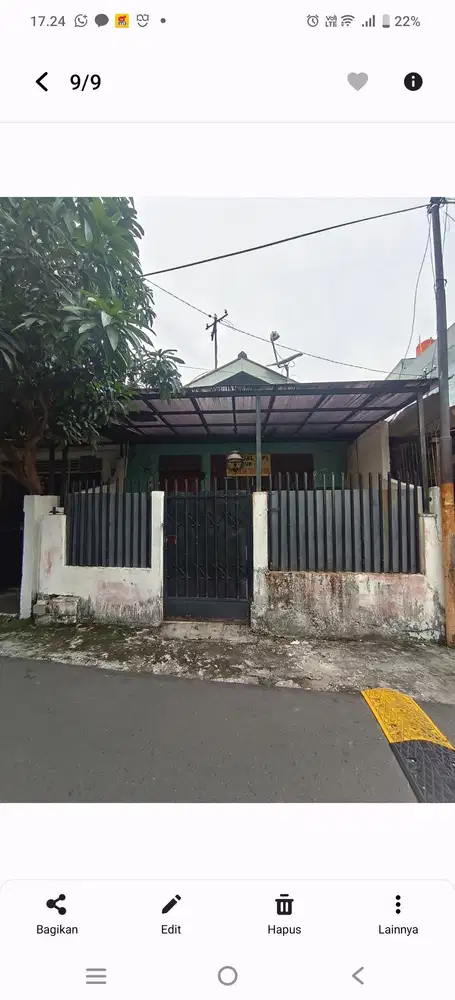 Dijual cepat rumah bebas banjir di Tomang Asli Jakarta Barat