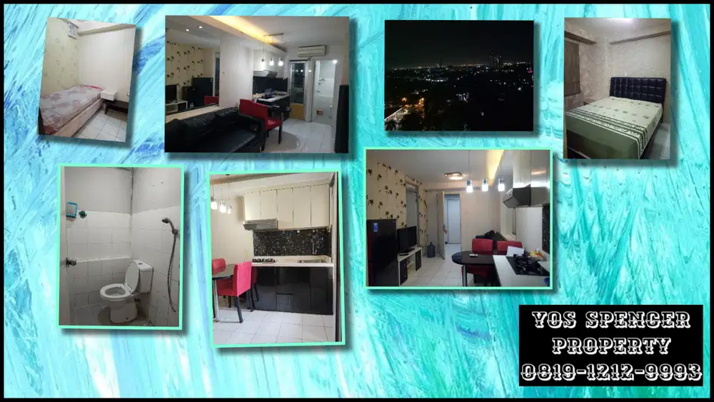 Ready Sewa Unit Apartemen Gading Nias 2 kmr Furnished