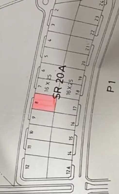 kavling kotak dan bagus persis di villa melati mas