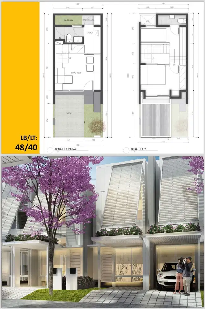 Disewakan Rumah Furnish di Inspirahaus Tabebuya By Rumah Chinida