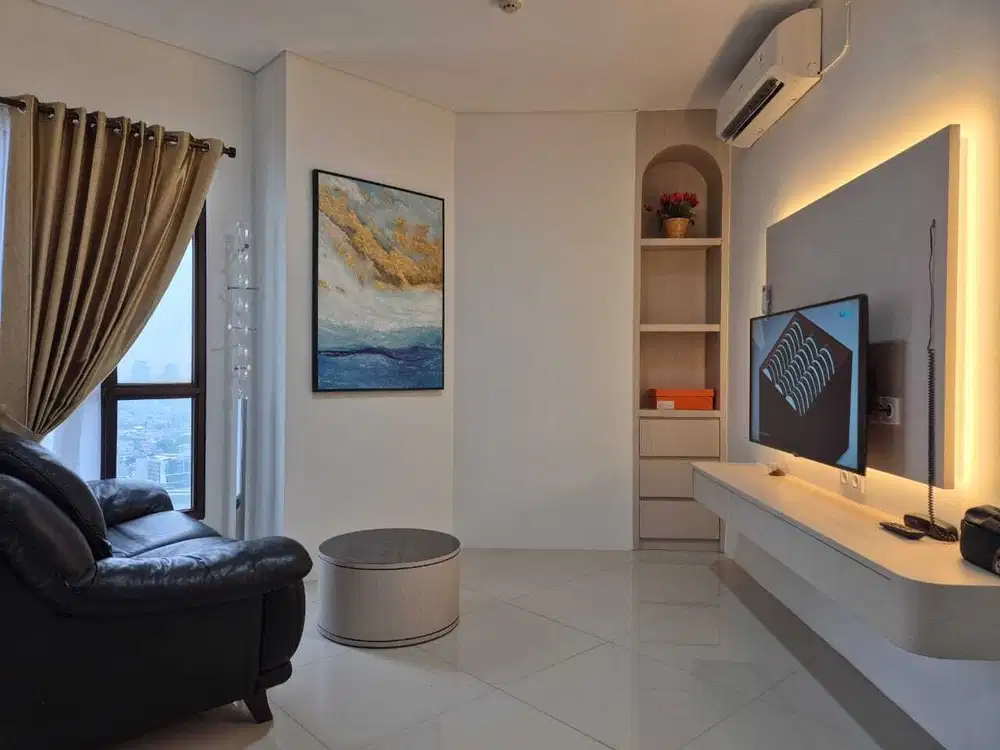 2 BR Elegant Sudah Renovasi Full Furnish Apartemen Tamansari Semanggi