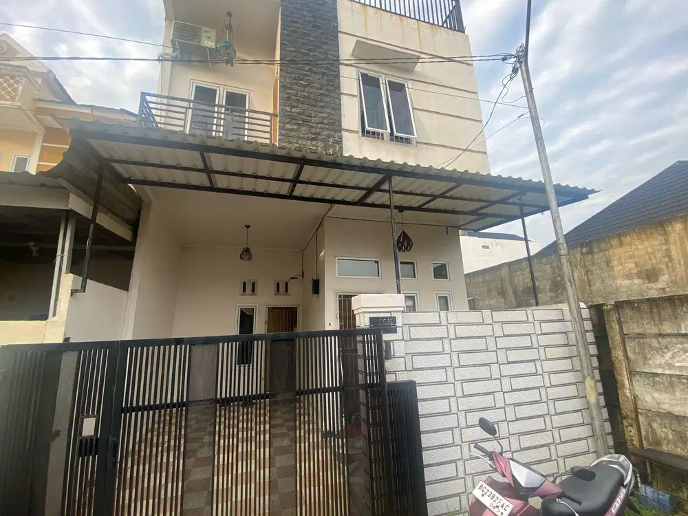 DIJUAL TOWNHOUSE 2 LANTAI YUKA RESIDEN SUKAMAJU PALEMBANG