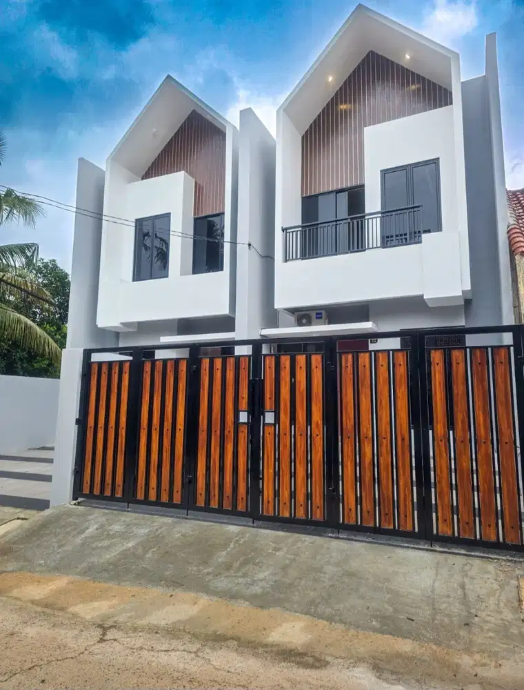 A Rumah 2 Lt Design Cantik, Lingkungan Nyaman dlm Perumahan Jatiasih