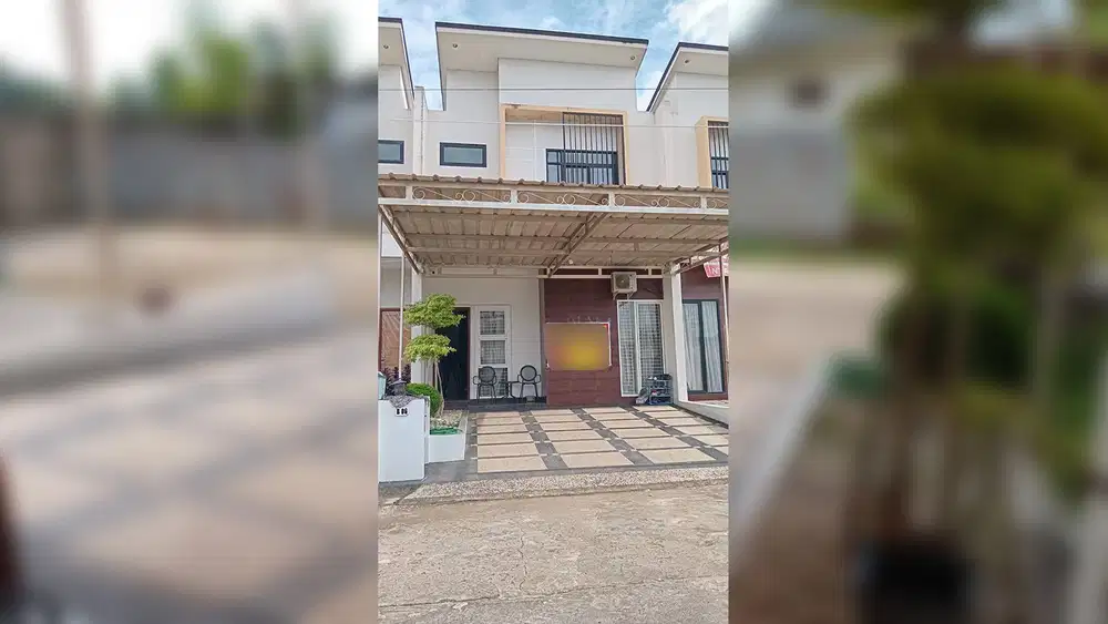 DIJUAL TOWNHOUSE KOMPLEK VILLA PALEM CEMERLANG KM 10 PALEMBANG
