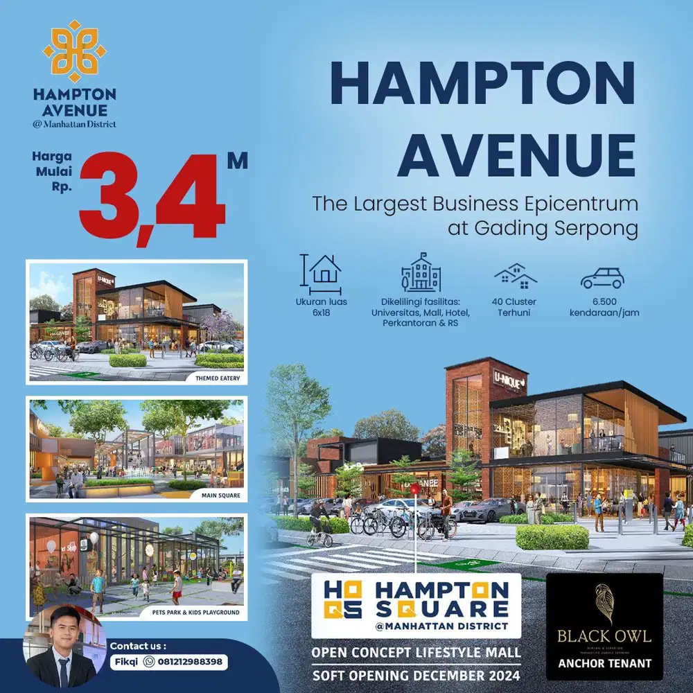 Ruko Hampton Avenue Ready Stock KPR DP 0%