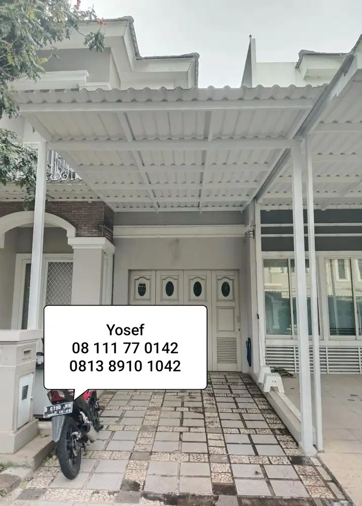 Dijual rumah cluster garnet phg gading Serpong Tangerang