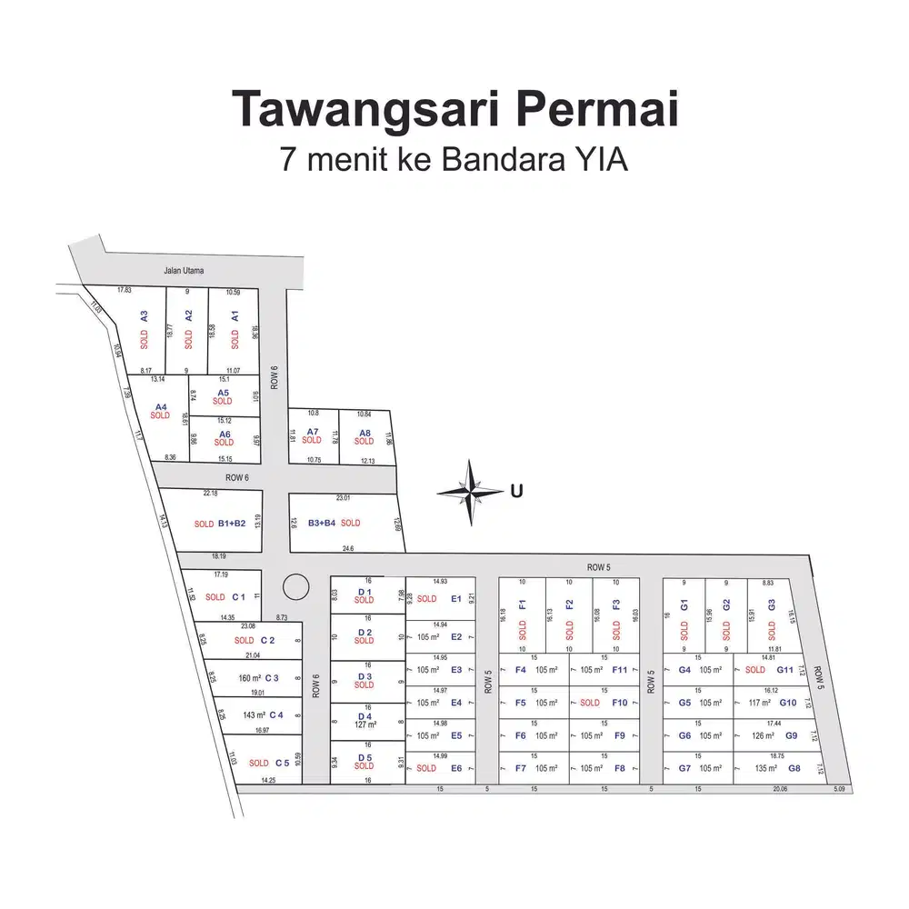 Cluster Minimalis Classic Type 65; Dekat Bandara YIA