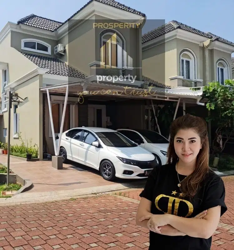 Dijual Rumah Cantik Posisi Hoek Semi Funished