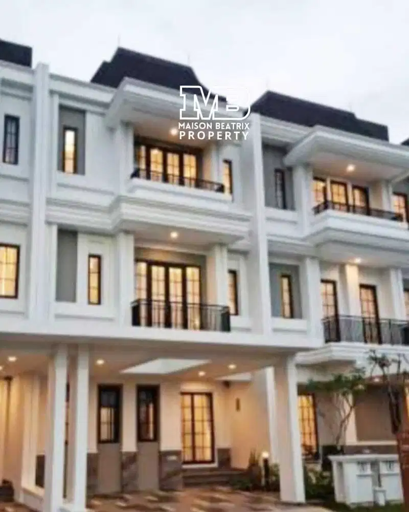 DIJUAL RUMAH MEGAH 3LT AMERICAN CLASSIC SEMI FURNISH,WINONA ALAM SUTER