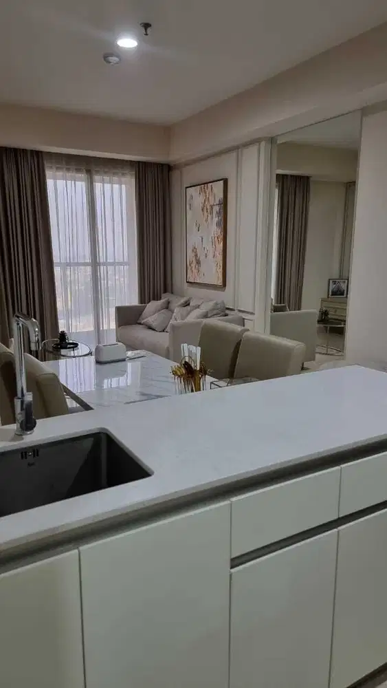 Jual Cepat Apartemen Atlantic GOLD COAST PIK 2BR City View Furnished