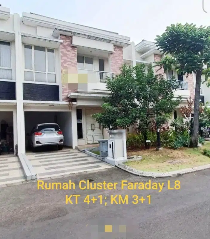 Rumah Cluster Faraday dijual.murah, harga BU