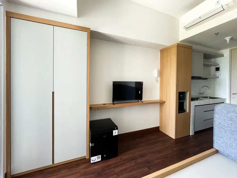 Disewakan Apartment Studio Tokyo Riverside Furnished View City High