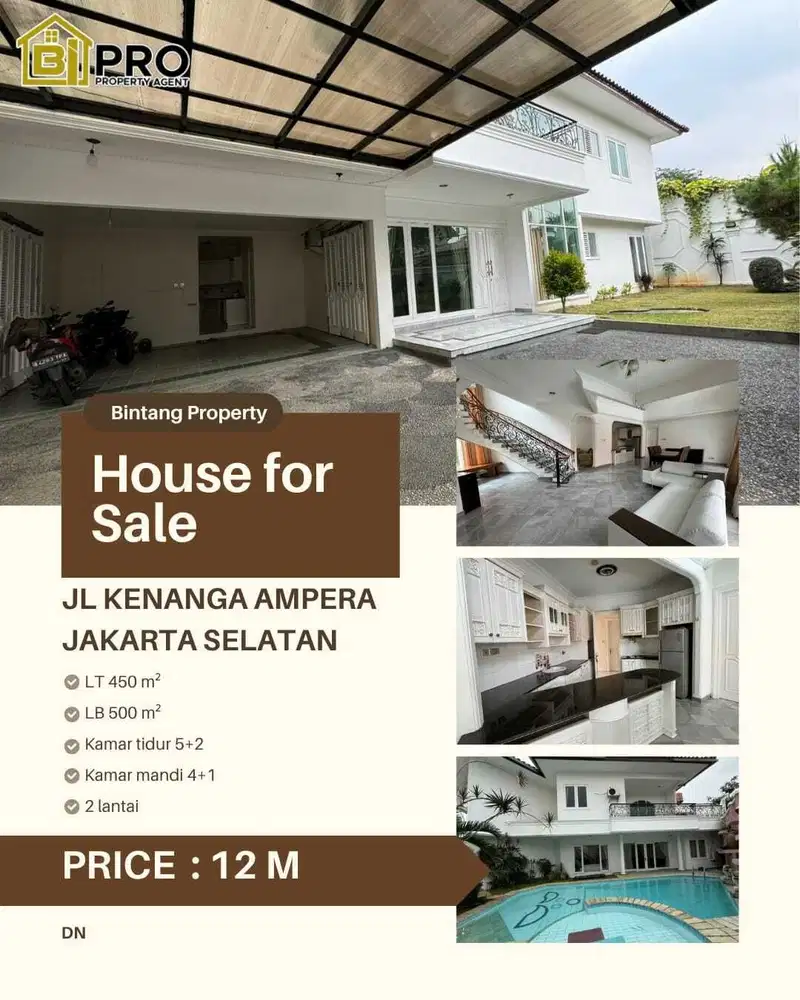 Ampera,Jakarta Selatan, mewah, privat pool,harga terbaik
