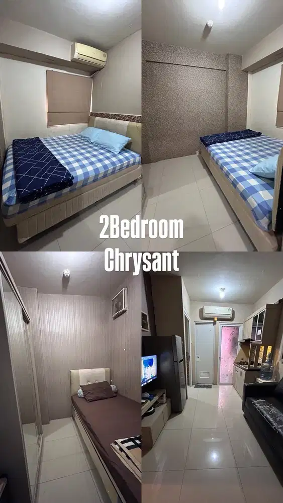 SEWA Apartement Green Pramuka City Tower Chrisant 2BR Furnish