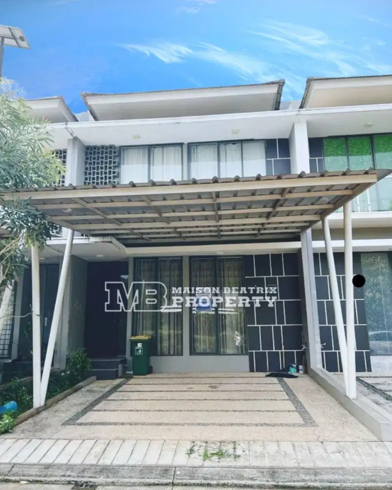 DIJUAL RUGI RUMAH DEPAN TAMAN SEMI FURNISHED GOLDEN PARK 2 CISAUK