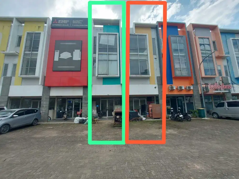 DIJUAL 3 RUKO KOMPLEK BASILICA CELENTANG PALEMBANG