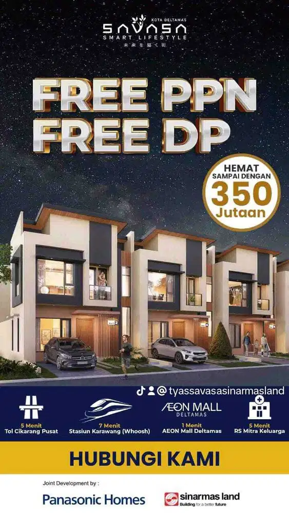 Rumah Savasa Tipe Sazanka Siap Huni Ready Stok Langsung Maks Diskon