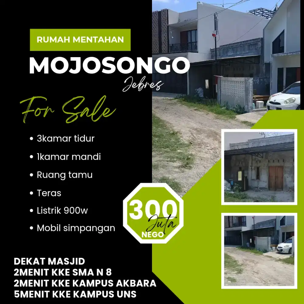 Rumah 108 murah solo