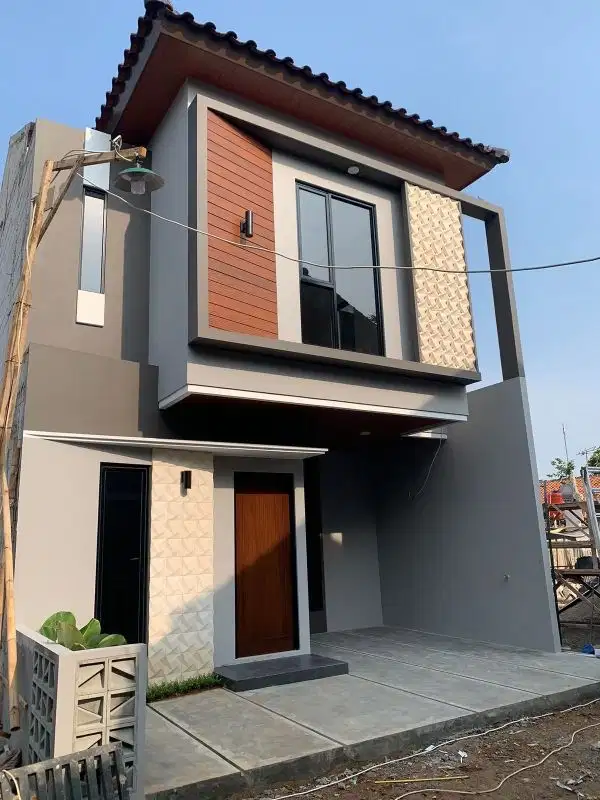 RUMAH MEWAH MODERN DALAM CLUSTER LOKASI PREMIUM PINGGIR JALAN